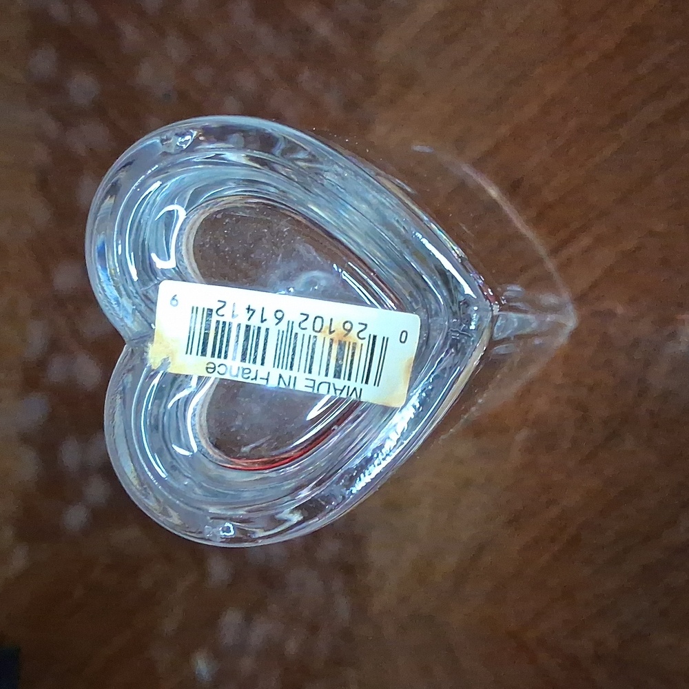 Crystal Heart Vase And Silver Frame - Picture 6 of 6